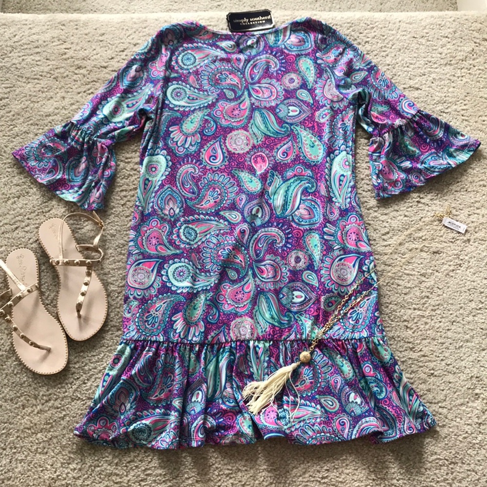 Simply Southern Paisley Dress - Picture 5 of 5